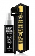 Angry Beards Doping Derma Roller na rast fúzov s čističom 50 ml