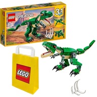 LEGO CREATOR 31058 MOCNÉ DINOSAURY + LEGO PAPIEROVÁ TAŠKA MALÉ 6315786