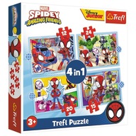 34611 CUBES PUZZLE 4V1 SPIDEY Amazing Friends