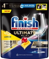 FINISH Powerball Ultimate All in One LEMON kapsule do umývačky riadu 50 kusov