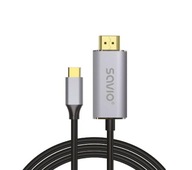 Káblový adaptér Savio CL-170 USB-C - HDMI 1m