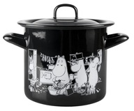 Hrniec Moomin s pokrievkou (čierna) 1,5l Muurla