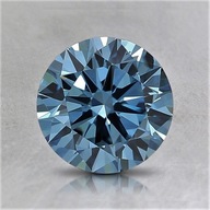 MOISSANITE Diamond Sapphire Navy Blue 1 CT 6,50 mm