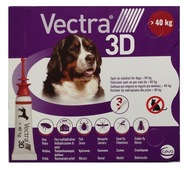 VECTRA 3D SPOT-ON pre psov nad 40 kg 3 pipety