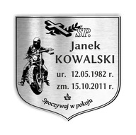 Motor Plaque Grave 20x20 namontovaný na páske