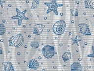 Podložka do kúpeľne Protišmykový koberec Sea Grey aqua 500x65 cm