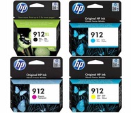 Súprava 4x atramentu HP 912XL Black 21,7ml + 912CMY