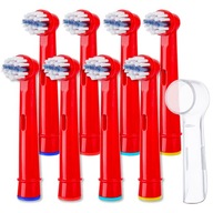 8x BRAUN ORAL-B RED TIPY PRE DETI