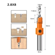 Súprava zápustných vrtákov 2,8 x 8 mm 1PC