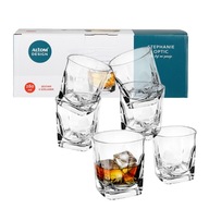 6x Glass Set pohárov na whisky Altom Stephanie Optic na džús, 280 ml