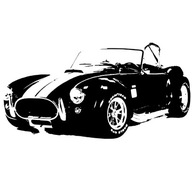 Nálepka na stenu AC Cobra Auto 13