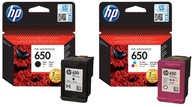 Atrament HP 650 CZ101AE BLACK + CZ102AE COLOR Poznań