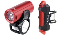 PROX PICTOR SET ČERVENÉ LAMPY 350+10LM USB