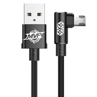 MICRO USB 2M kábel Baseus lomený čierny