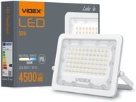 VEĽKÉ HALOGÉNOVÉ VONKAJŠIE SVETLO VIDEX 50W LED 4500lm IP65 BIELA