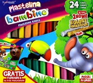 BAMBINO PLASTICINE 24 FARIEB. [ŠKOLA]