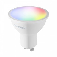 TechToy Smart RGB LED žiarovka 4,5W GU10, od 2700K do 6500K, WiFi, 350lm, BT