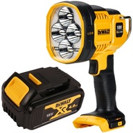 Nabíjacia LED baterka 18V 500/1500lm DeWALT DCL043 + 1x4Ah DCB182