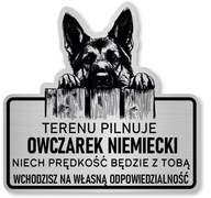 Pozor psov znak - nemecký ovčiak