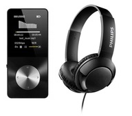 MP4 / MP3 32GB+ slúchadlá do uší PHILIPS SHL3070