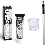 SET HENNA REFECTOCIL BLACK KEFE GLASS