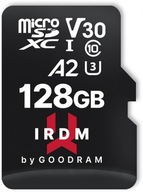 GOODRAM micro SDXC IRDM 128GB V30 A2 U3 + adaptér