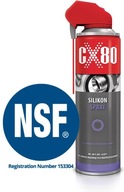 CX80 237 - DUO SPRAY silikónový olej ATEST 500ml