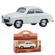 KOVOVÉ AUTO PRL SYRENA 104 BIELY MODEL 1:43 DAFFI 115767