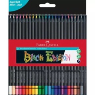 FABER CASTELL trojhranné ceruzky, 24 farieb.