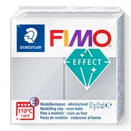 Kocka FIMO efekt 57g, svetlostrieborná perleťová