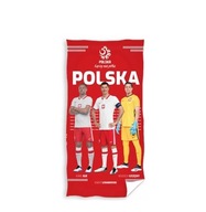 UTERÁK LEWANDOWSKI SZCZĘSNY GLIK POLSKA PZPN BAVLNA 100% 140x70cm červená