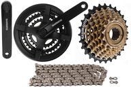 SADA POHONU SHIMANO, KĽUKA TY301 48T+ REŤAZ FREESPEED 7RZ TZ50+ 055NEX