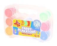 Astra plagátové farby 12 farieb - 20ml kufor