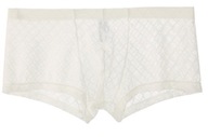 SEXY TRANSPARENTNÉ PÁNSKE BOXERKY, BIELE L