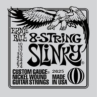 ERNIE BALL EB 2625 SLINKY NICKEL struny pre 8-strunovú elektrickú gitaru