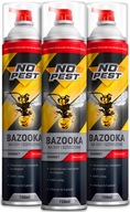 BAZOOKA SPREJ NA VOSY A SRŠNE 750ML (3 KS) BEZ ŠKODKOV