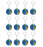 KEYRING Globe Earth SET 12 ks