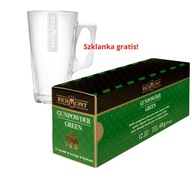 Richmont Gunpowder Zelený čaj 12 ks + sklo