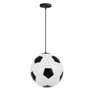 APP1287 závesná sklenená futbalová lampa 25 cm