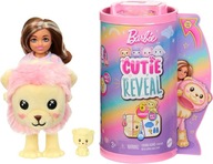 Barbie Cutie Reveal Chelsea Doll Lion Pet Zmena farby HKR21 MATTEL