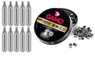 Pelety Gamo Pro Match 5,5 mm 250 ks + CO2 10 ks