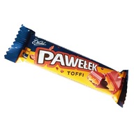 E. Wedel Pawełek Toffee tyčinka, kartón 45 g x 24 ks