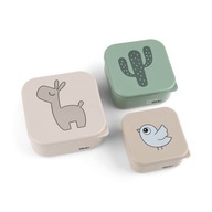 Done by Deer Lalee Sand Snack Container Set 3ks