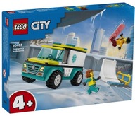 Lego CITY 60403 Sanitka a snowboardista