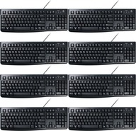 Káblová klávesnica Logitech K120 čierna x8