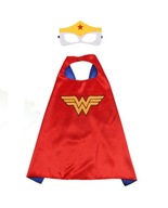 WONDER WOMAN ŠATY OUTFIT, MASKA, SUPERHERO CAPEA