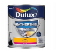 DULUX Weathershield smaltované drevo, kov žltý 0,7L