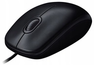 Čierna USB optická myš Logitech MOUSE M100