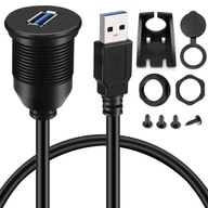 Jedna rukoväť USB 3.0 samec-samica s