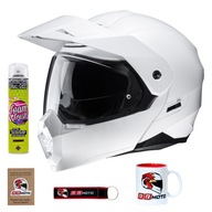 Moto prilba HJC C80 PEARL WHITE ZADARMO